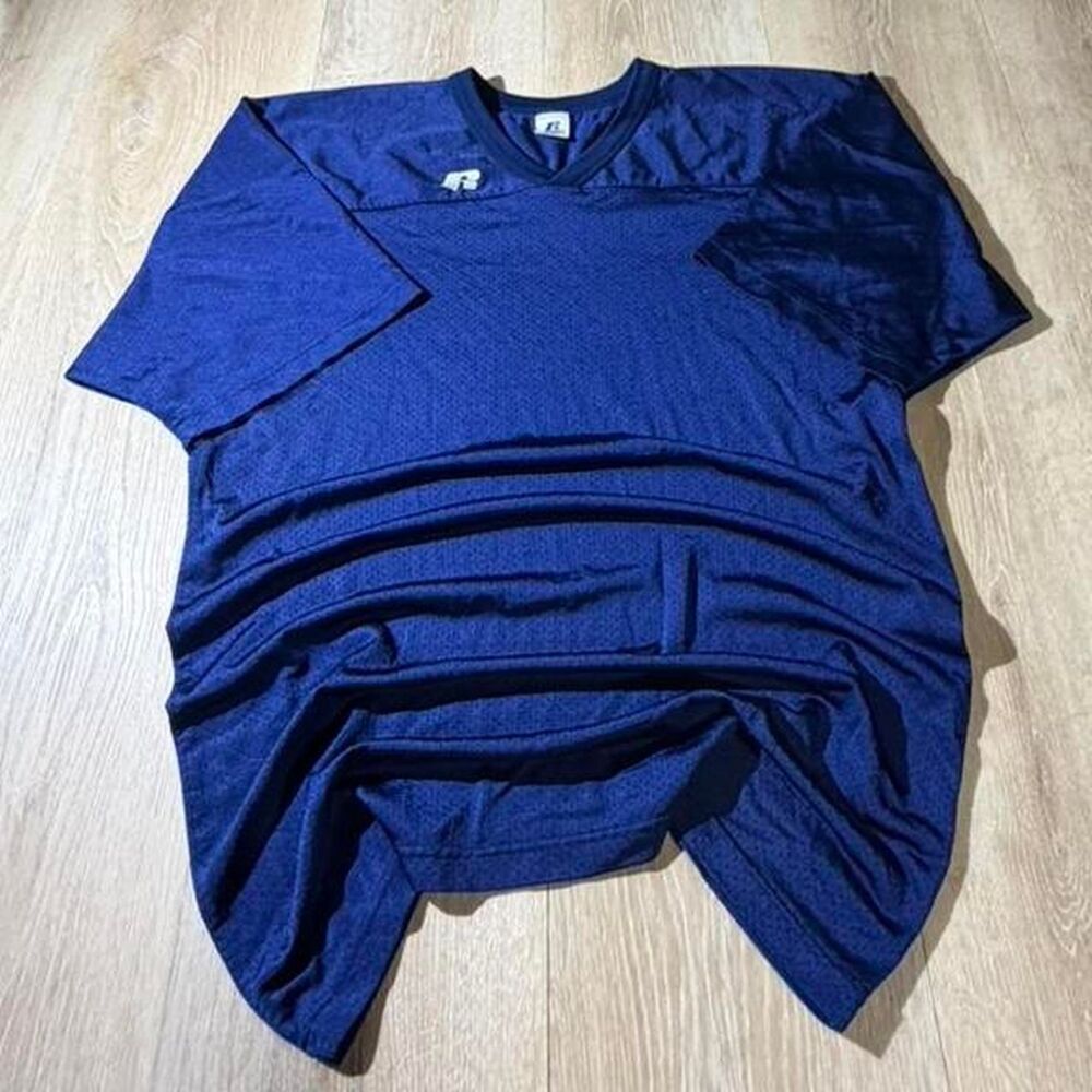 Russell-athletic Men's Blue and Navy T-shirt